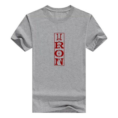 

Christian Religious Men Tshirt Iron Sharpens Iron Bible Verse