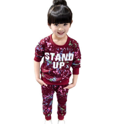 

AutumnToddler Kids Girls Floral T-shirt Tops Long Pants Clothes Outfits Set UK