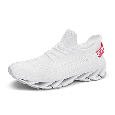 

Mens Shoes Breathable Light Shoes Fashion Casual Sports Shoes Lace Up Sneakers Shoes Red White Black Size 39-44