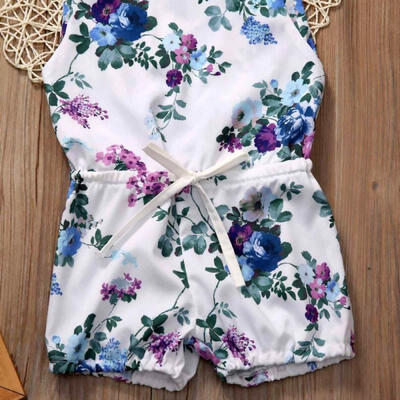 

Floral Toddler Infant Baby Girls Romper Jumper Jumpsuit One-pieces Clothes 6M-4T
