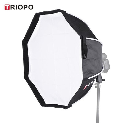 

TRIOPO 65cm Foldable 8-Pole Octagon Softbox with Soft Cloth Handle for Godox Yongnuo Andoer On-camera Flash Light
