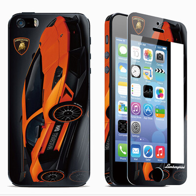 

Pizza Apple iPhone5s / se / 5 tempered film iPhoneSE before and after the glass cartoon color film sports car