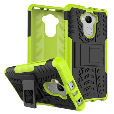 

Fivice Redmi 4 Case TPU anti-fall tire pattern back clip bracket phone case