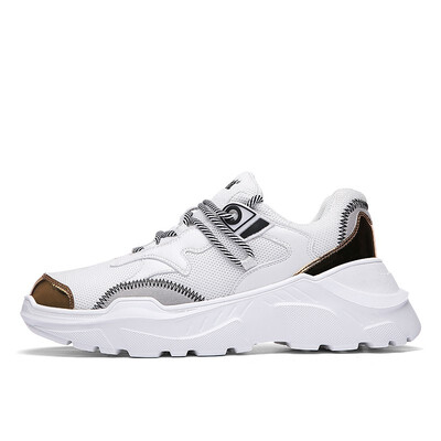 

2018 springautumn new style mens shoes mens Korean style super hot shoes breathable thick bottom old dad shoes trend