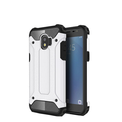 

Fivice Samsung Galaxy J2 Pro 2018 case Luxury Silicone Diamond Armor PC Hard Shell Phone Case