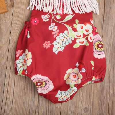 

UK Stock Baby Girls Sleeveless Romper Jumpsuit Toddler Summer Clothes Outfit