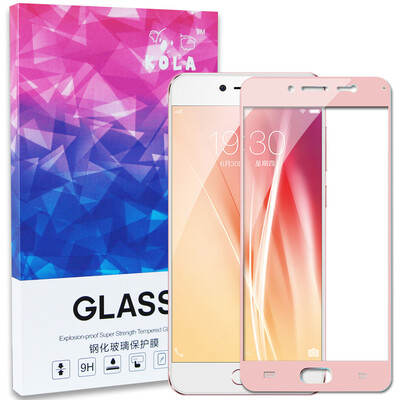 

KOLA vivo X7 закаленная пленка пленка для мобильного телефона полноэкранная пленка закаленная стеклянная пленка для vivo X7 розовое золото