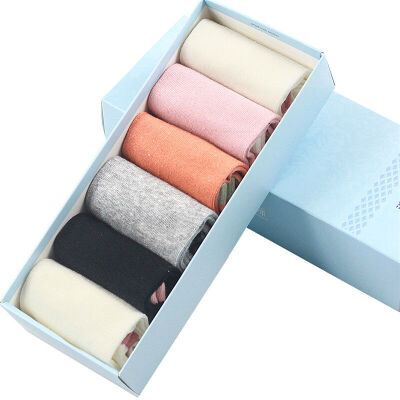 

LANGSHA 6 Pair of Cotton No Show Socks (Mixed color