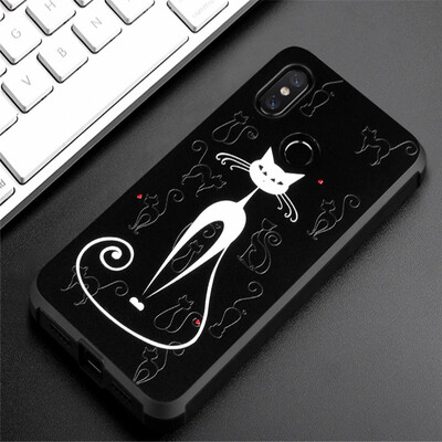 

Goowiiz Fashion Phone Case For Xiaomi Mi 88 SeRedmi S2Y2 India Luxury 3D Cute Cartoon Slim Full Soft Silicone Prevent falling