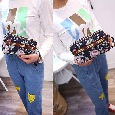 

Women Wallet Wristlet Lady Card Coin Holder Long Wallet Clutch Zipper Purse