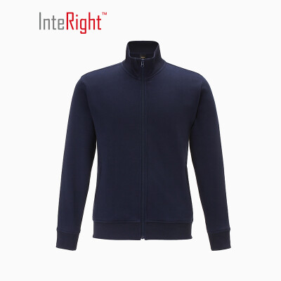 

INTERIGHT mens plus velvet warm sweater Navy