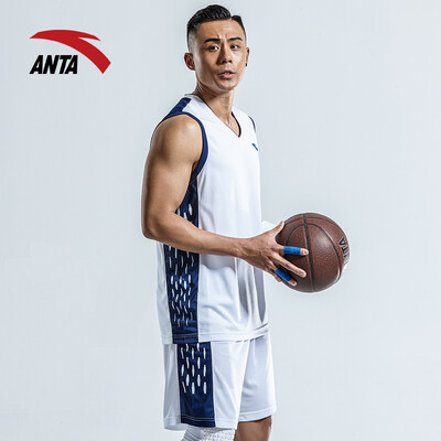 

Anta ANTA new sports suit dry&comfortable sports basketball set 15821204 pure white  male 165