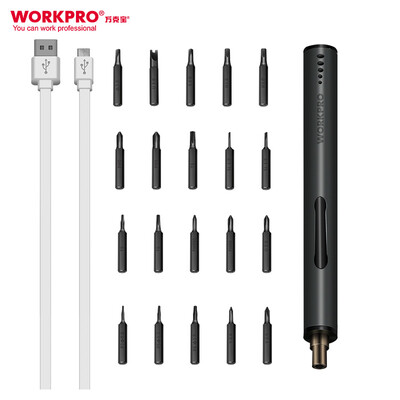 

WANPRO WORKPRO W021517N 21PC Precision Electric Screwdriver Electric Screwdriver Screwdriver Set Lithium Battery