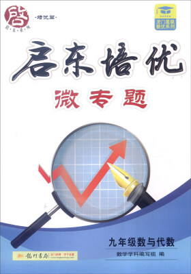 

2016年启东系列培优篇启东培优微专题 九年级数与代数