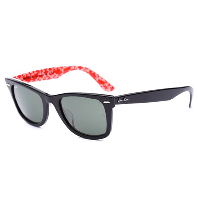 

Ray-Ban Ray-Ban солнцезащитные очки для мужчин и женщин, туристы серии Черная рамка Зеленые очки линзы очки RB2140F 1016 52mm