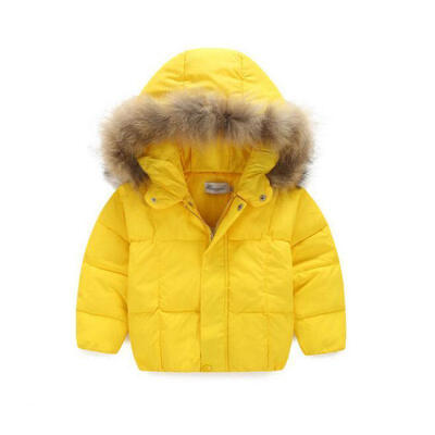 

Kids Baby Girls Boys Warm Hooded down Coat Puffer Jacket Snowsuit Padded Outwear