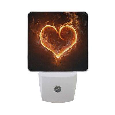 

ALAZA Valentines Day LED Night Light With Smart Dusk To Dawn SensorValentine Day Pattern Plug In Night Light
