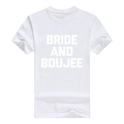 

Bride & Boujee Men T-Shirt Funny Saying Wedding Bride-to-be tee