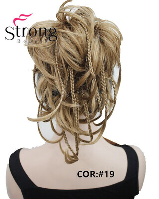 

StrongBeauty 12 Inch Adjustable Messy Style Ponytail Hair Extension Synthetic Hair-Piece with Jaw Claw COLOUR CHOICES