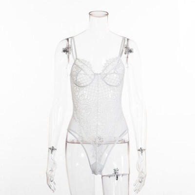 

UK Women Ladies Sexy Slim Bodysuit Jumpsuit Party Romper Stretch Leotard Top