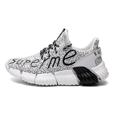 

TANGDE FLY KNITTED ULTRA LIGHT BREATHABLE SUPER YEEZY LACE UP FASHION SPORTS SNEAKERS