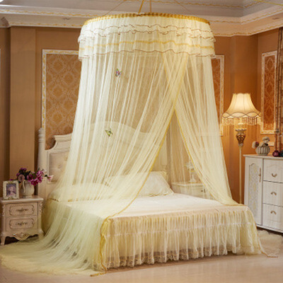 

Luxury Romantic Hung Dome Mosquito Net Princess Students Insect Bed Canopy Netting Lace Round Mosquito Nets Curtain For Bedding