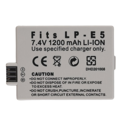 

Новый замена 7.4 V 1200mah литий-ионный аккумулятор для Canon ЛП-е5