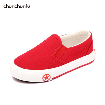

chunchuntu 2018 Autumn Toddler Fashion Sport Shoe Children Black Slip On Sneaker Baby Boy Sport Casual Trainer Girl 3086