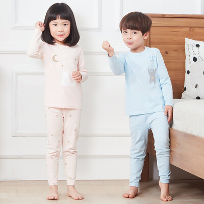 

Xiaomi ecological chain enterprise brand childish childrens combed cotton underwear set soft&comfortable warm breathable super soft smooth boy light blue 120