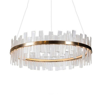 

Baycheer HL487588 Accent Lights Wrought Iron Layered Chandeliers 1969"Wide