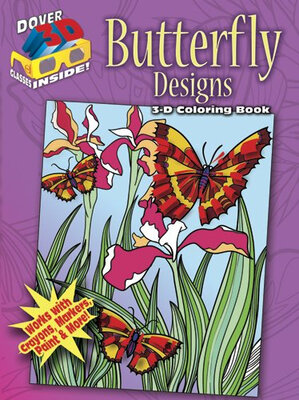 

3-D Coloring Book-Butterfly Designs Dover 3-D Coloring Book