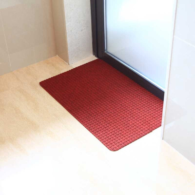 

Jingdong supermarket force nine&two-way striped non-slip mat absorbent pad 50x80cm dark red