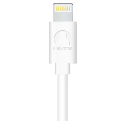 

Snowkids MFi аутентификации 1,2 м Apple, 7/6 / 5s линия данных (двойной экранированный) провод телефона зарядное устройство шнур питания белый поддержка iPhone5 / 6s / 7P / SE и т.д.