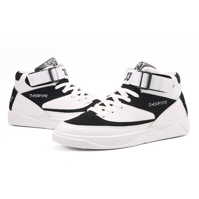 

Basketball shoes 2018 autumn new fashion wild high shoes mens shoes Korean high school junior high school campus wind sports boar