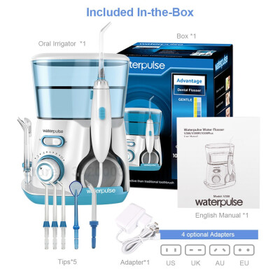 

V300R Oral Irrigator 5pcs Tips Dental Water Flosser Water Floss 800ml Oral Hygiene Dental Flosser Water Flossing V300