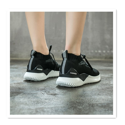 

Harajuku style sneakers sports mesh breathable white shoes women