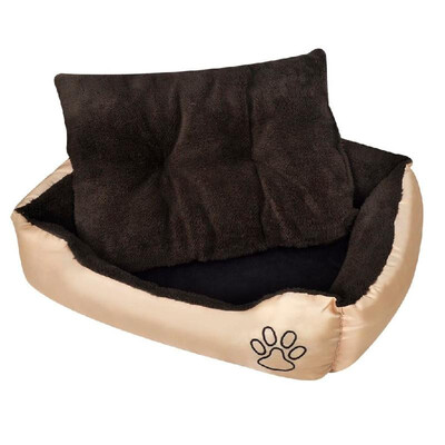

Warm Dog Bed with Padded Cushion