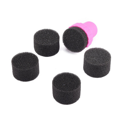

ROSALIND 1PC Nail art Plastic Stamper with 5pcs Manicure Tool DIY Design