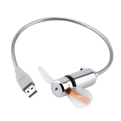 

Мини гибкие gooseneck светодиодные часы USB вентилятор для ПК отображения времени ноутбук прохладно