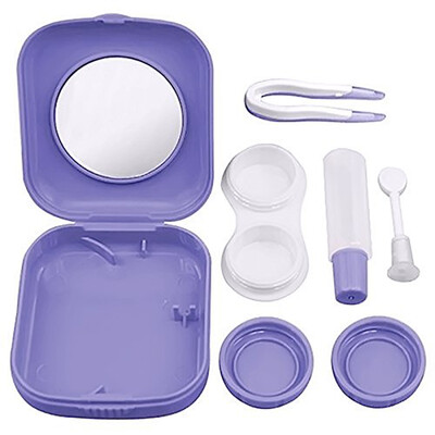 

MyMei New Contact Lens Case Travel Kit Mirror Pocket Size Storage Holder Container Hot