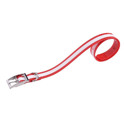 

TY TPU Luminous Dog Collar Adjustable Durable Waterproof Night Safe Pet Collar Strap
