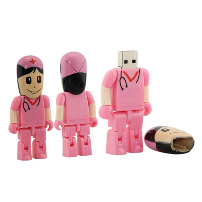 

4GB 8GB 16G 32G 64G 128G Doctors Model USB Flash Drive PenDrive U Disk USB Flash Disk Thumb Drive USB Stick Pen Drive Memory Stick
