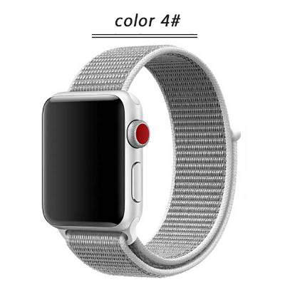 

Kebbit Nylon Sport Band for Apple Watch Series 4 3 2 1 38MM 42mm 40MM 44mm Soft Breathable Watch Strap Colorful iWatch Bands