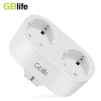 

Gblife NX - SP202 2 in 1 Smart Plug Wi-Fi Mini Socket Outlet Remote Control