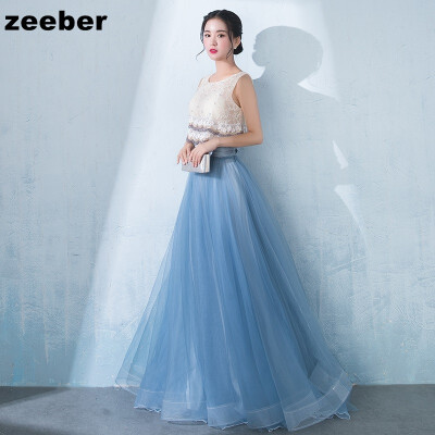 

plus size bridesmaid mother of the bride dresses formal party evening dresses long blue lace sleeves gown for wedding party