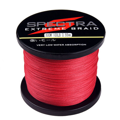 

100M-2000M 6LB-300LB Test Red 100PE Dyneema Braided Fishing Line