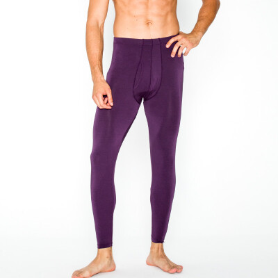 

Hengyuanxiang color Ram Mooredale Qiuqi single men warm pants thin section underwear deep purple 185110