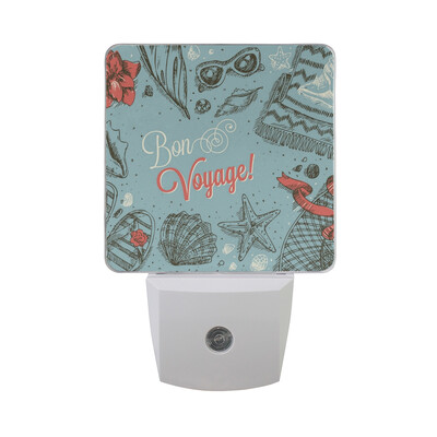 

ALAZA LED Night Light With Smart Dusk To Dawn SensorSexy Girls Lips Pop Art Style Plug In Night Light