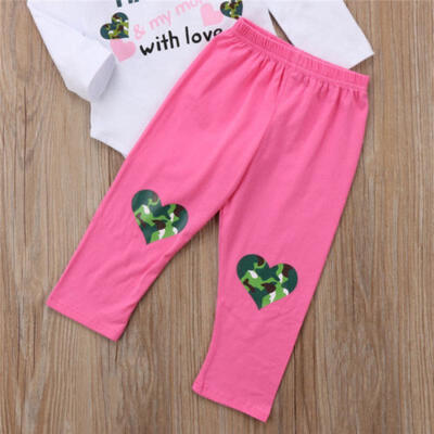 

Newborn Kids Baby Boy Girl Top Romper Pants Bodysuit Sunsuit Outfits Set Clothes