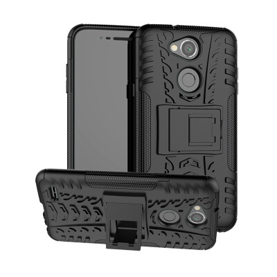 

Fecoprior Case for LG X Power 3 Power3 Back Cover Stand Silicon TPU PC Armor Heavy Rugged Phone Celulars Fundas Coque